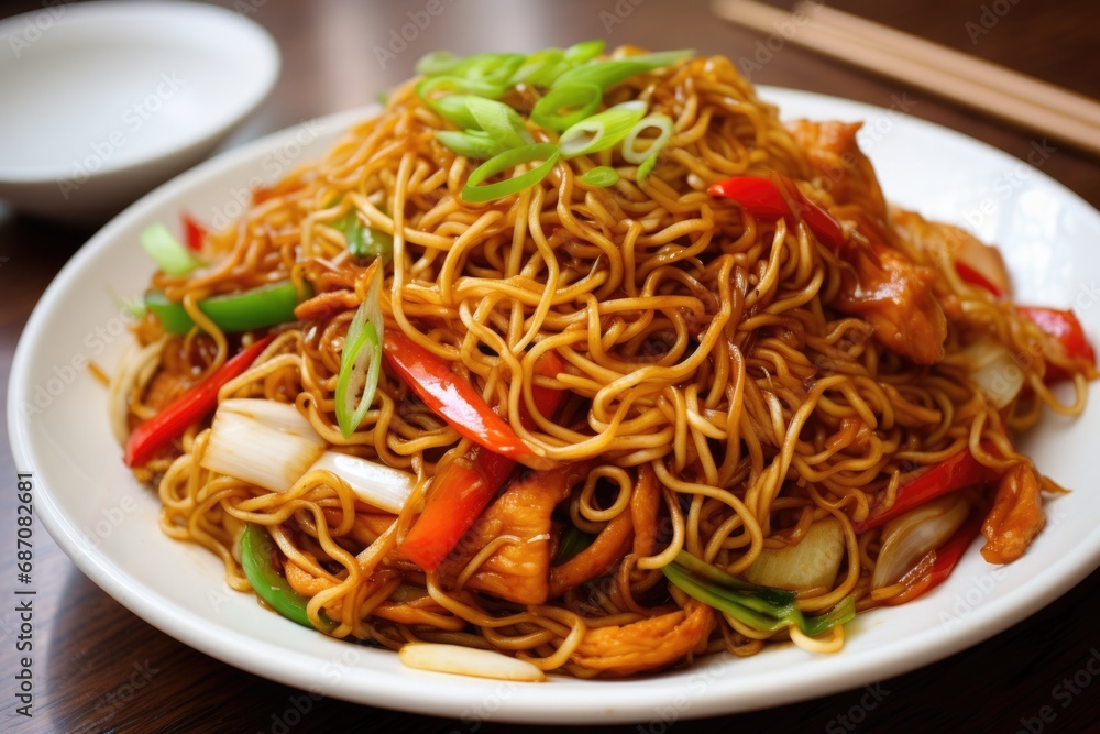 Delicious Chicken Chow Mein - Authentic and Flavorful Chinese / Asian Cuisine Delicious Chicken Chow Mein - Authentic and Flavorful Chinese / Asian Cuisine