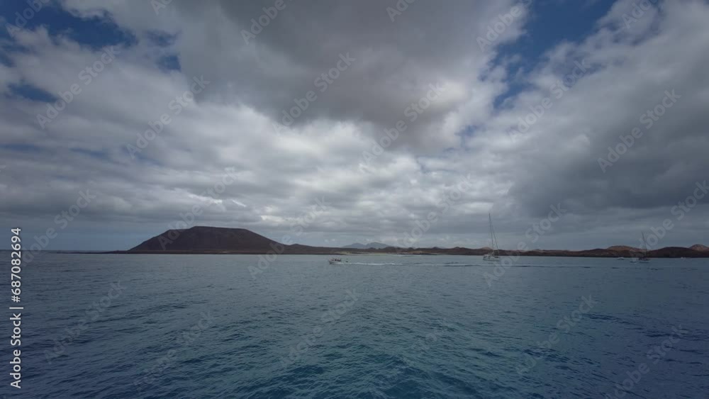 Sailing trip to Lobos island - Fuerteventura, Canary Islands, Spain Sailing trip to Lobos island - Fuerteventura, Canary Islands, Spain