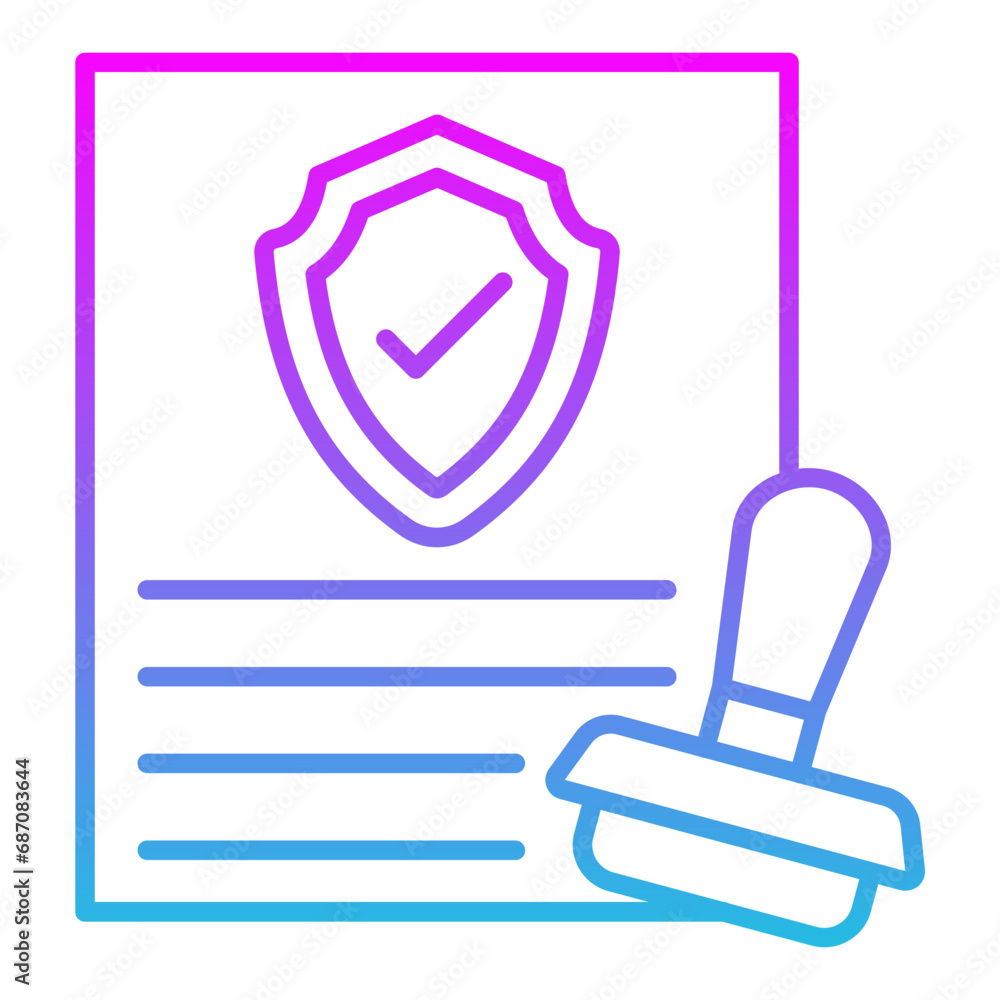 Obraz premium Approval Icon