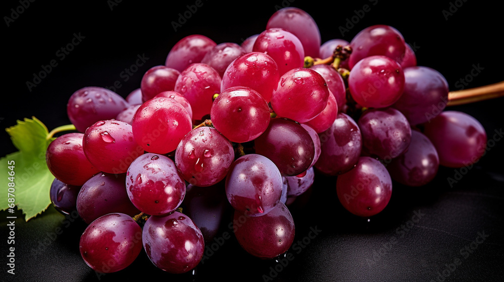 bunch of grapes HD 8K wallpaper Stock Photographic Image 