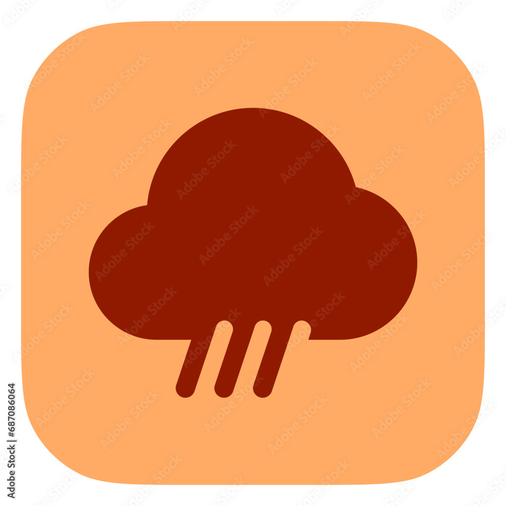 Editable rain, sleet, hail fall vector icon. Part of a big icon set family. Perfect for web and app interfaces, presentations, infographics, etc Editable rain, sleet, hail fall vector icon. Part of a big icon set family. Perfect for web and app interfaces, presentations, infographics, etc