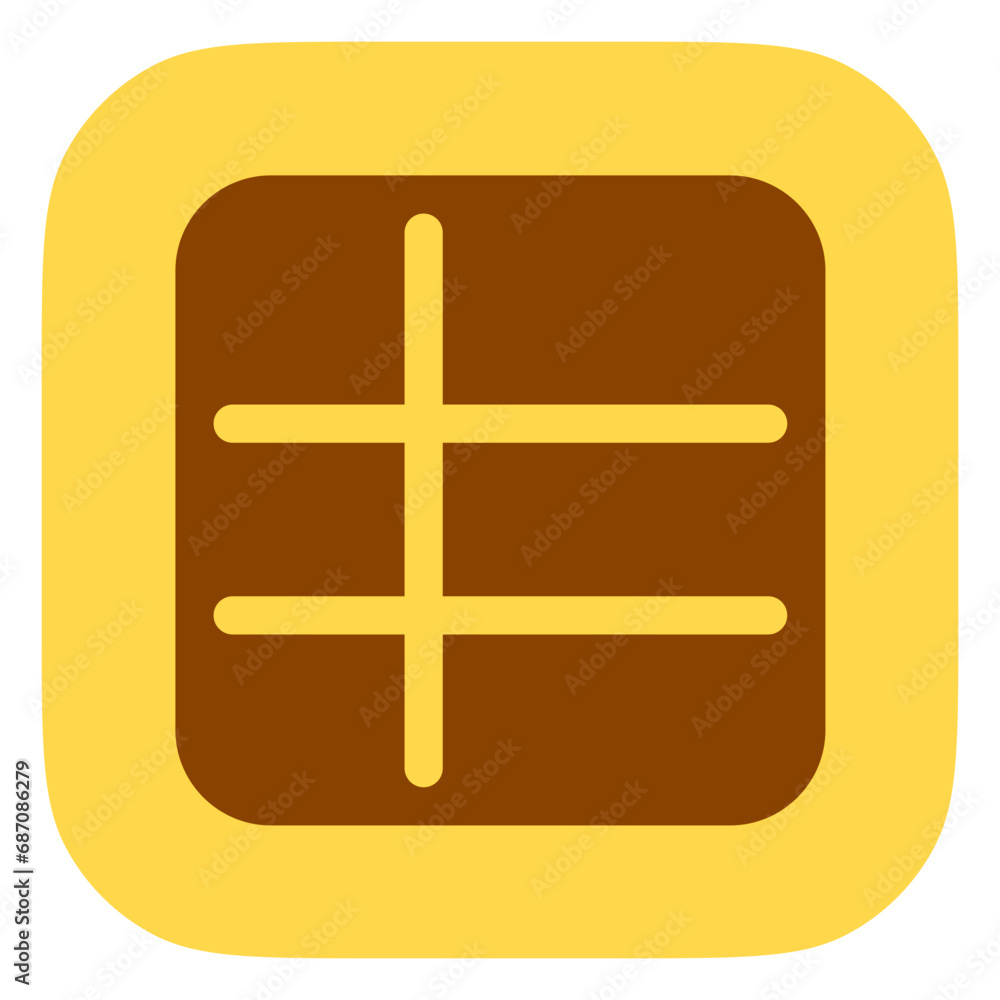 Fototapeta premium Editable spreadsheet table vector icon. Part of a big icon set family. Perfect for web and app interfaces, presentations, infographics, etc