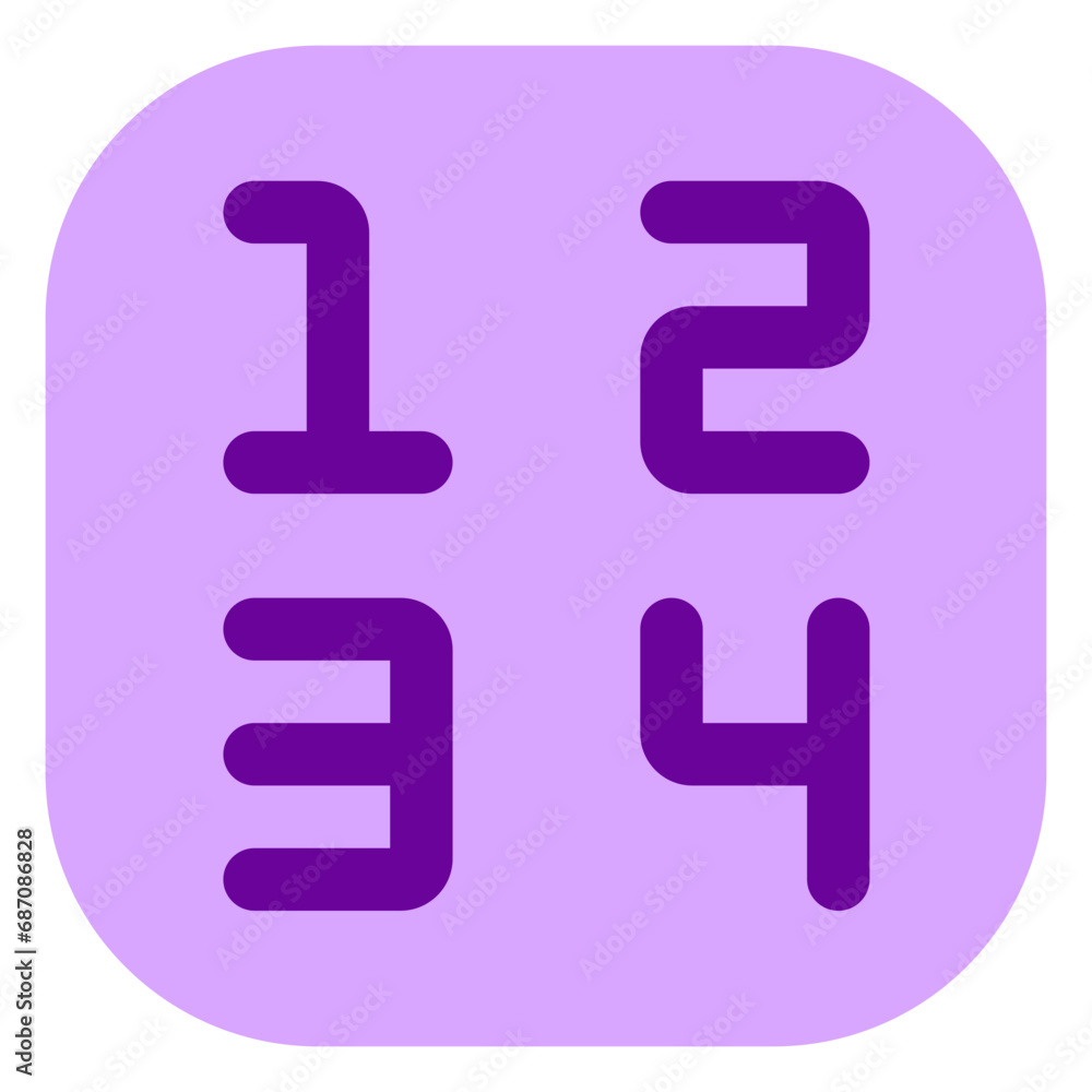 Editable number vector icon. Part of a big icon set family. Perfect for web and app interfaces, presentations, infographics, etc Editable number vector icon. Part of a big icon set family. Perfect for web and app interfaces, presentations, infographics, etc