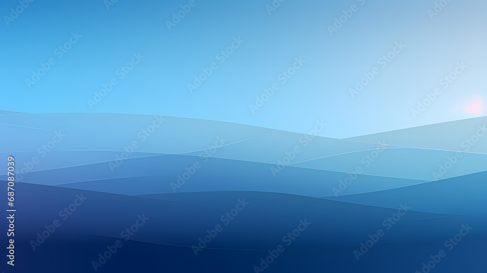 Gradient background with smooth transition from dark to light blue