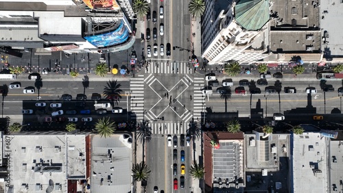 Walk Of Fame At Los Angeles In California United States. Hollywood Boulevard Landscape. Entertainment Scene. Walk Of Fame At Los Angeles In California United States. 