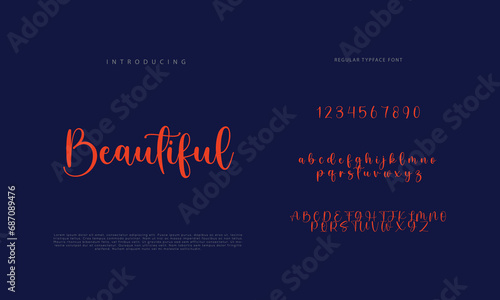 Signature font calligraphy logotype script brush font type font lettering handwritten
