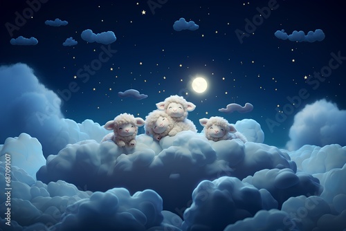 雲の上の羊たち

