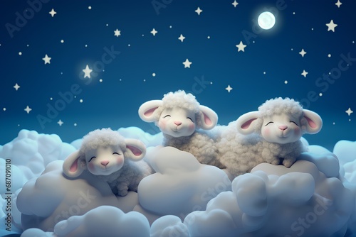 雲の上の羊たち
