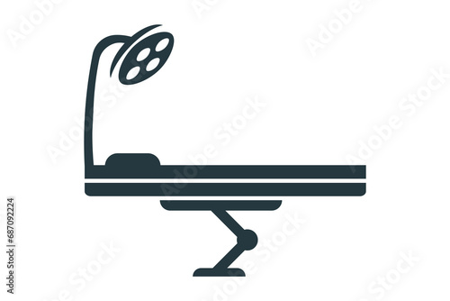 Wallpaper Mural Operating table icon. Surgery room sign design vector ilustration. Torontodigital.ca