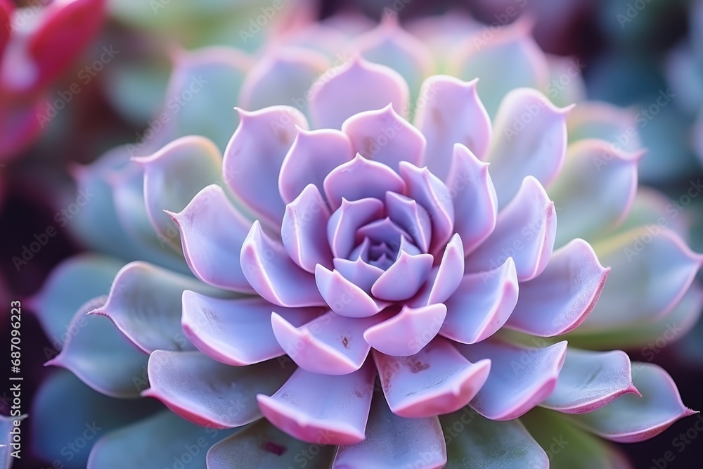 Close-up of succulent echeveria. Macro purple pink. Creative tropical succulents banner. For postcard, book illustration, card. Close-up of succulent echeveria. Macro purple pink. Creative tropical succulents banner. For postcard, book illustration, card.