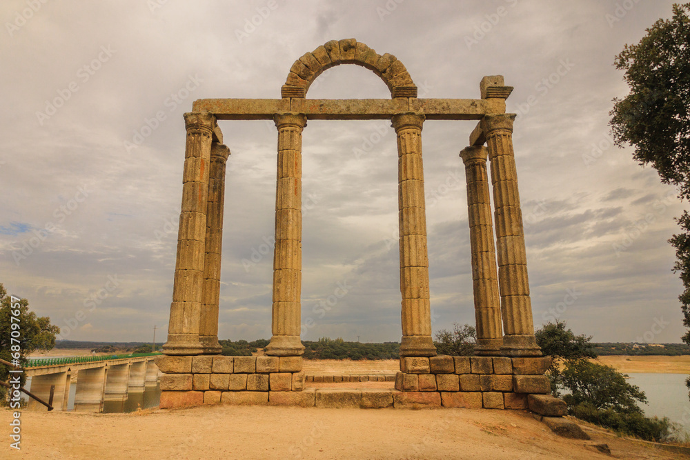 Ancient roman arch in Spain
