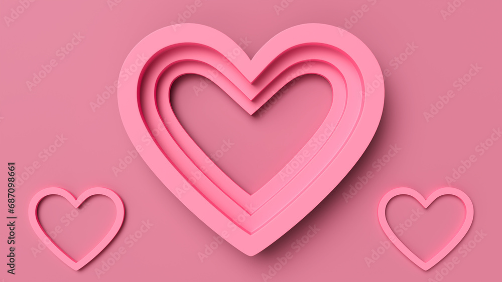 The Pink Frame on a Pink Background, Soft Pink Border Encompassing a Matching Background, Elegant Pink Frame Set Against a Pinkish Background