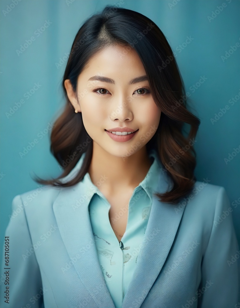 Asian Middle Aged Succesful Business Woman or Entrepreneur. Wearing Fashionable Business Outfit Asian Middle Aged Succesful Business Woman or Entrepreneur. Wearing Fashionable Business Outfit