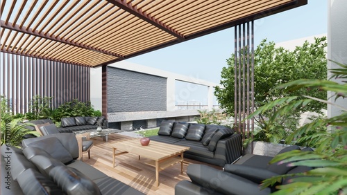 Rooftop Oasis Creating a Serene and Stylish Interior Design on the Roof