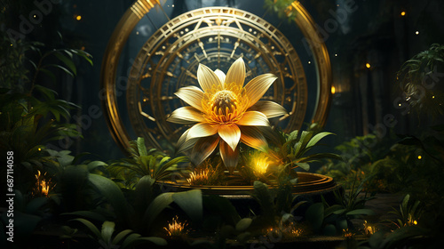 Wallpaper Mural rings on the flower Torontodigital.ca