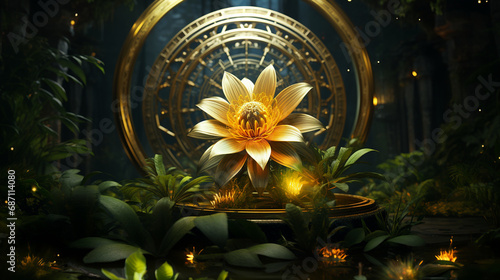 Wallpaper Mural rings on the flower Torontodigital.ca