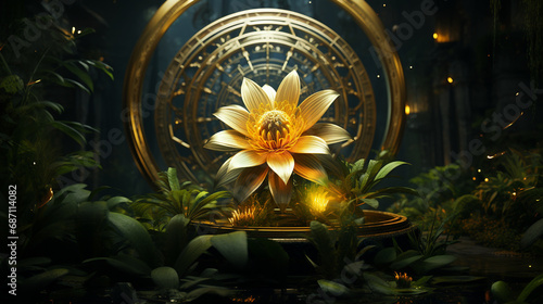 Wallpaper Mural rings on the flower Torontodigital.ca