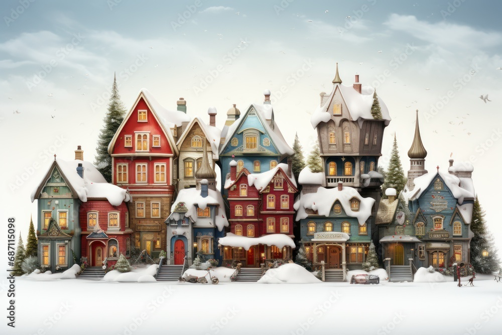 Christmas Village Displays - Generative AI Christmas Village Displays - Generative AI