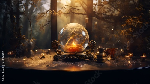 Mystical crystal ball