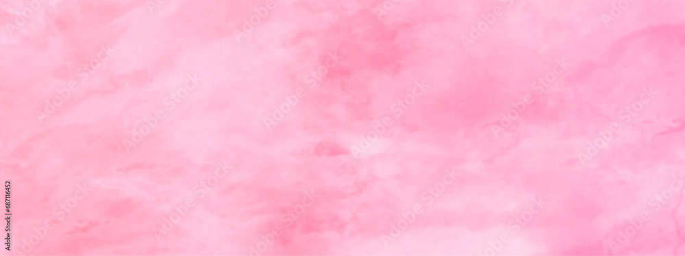 Pink watercolor stain and washed watercolor splashes isolated on white background, Pink watercolor abstract background with white splashes, luxury Light Pink Watercolor background for cover and card.