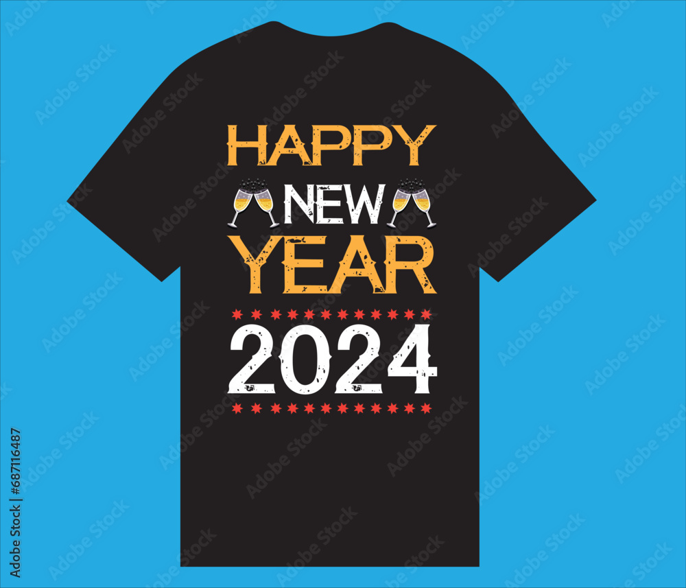 Happy new year t shirt design, New year wish t shirt design Happy new year t shirt design, New year wish t shirt design