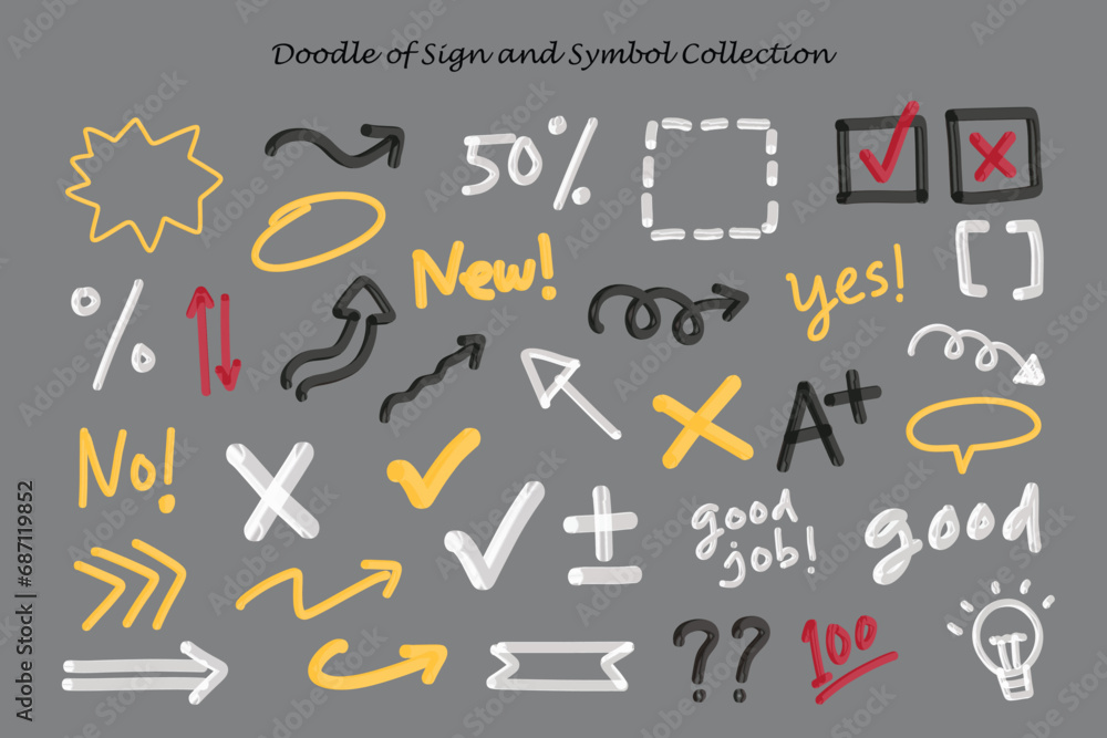 Modern Highlight Note Element Collection Modern Highlight Note Element Collection