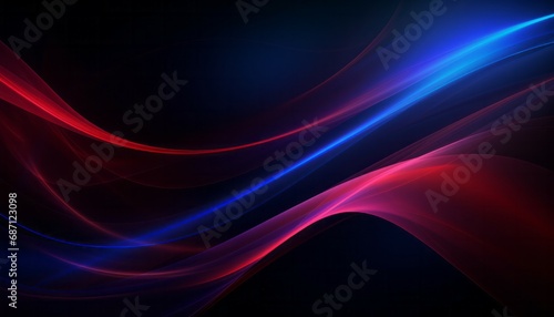 Modern abstract colorful wave waving background with line light © Bold24