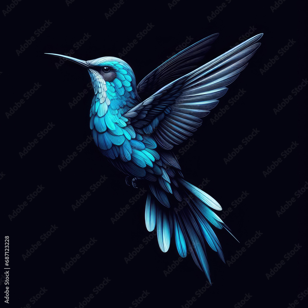 Obraz premium Beautiful bird in nature.