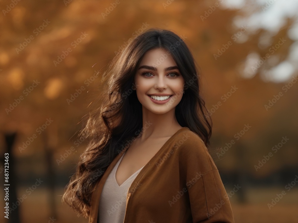 portrait of a woman. AI generated art portrait of a woman. AI generated art