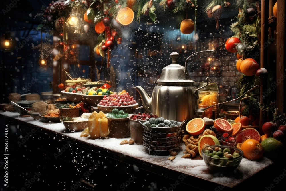 Holiday Market Food - Generative AI
