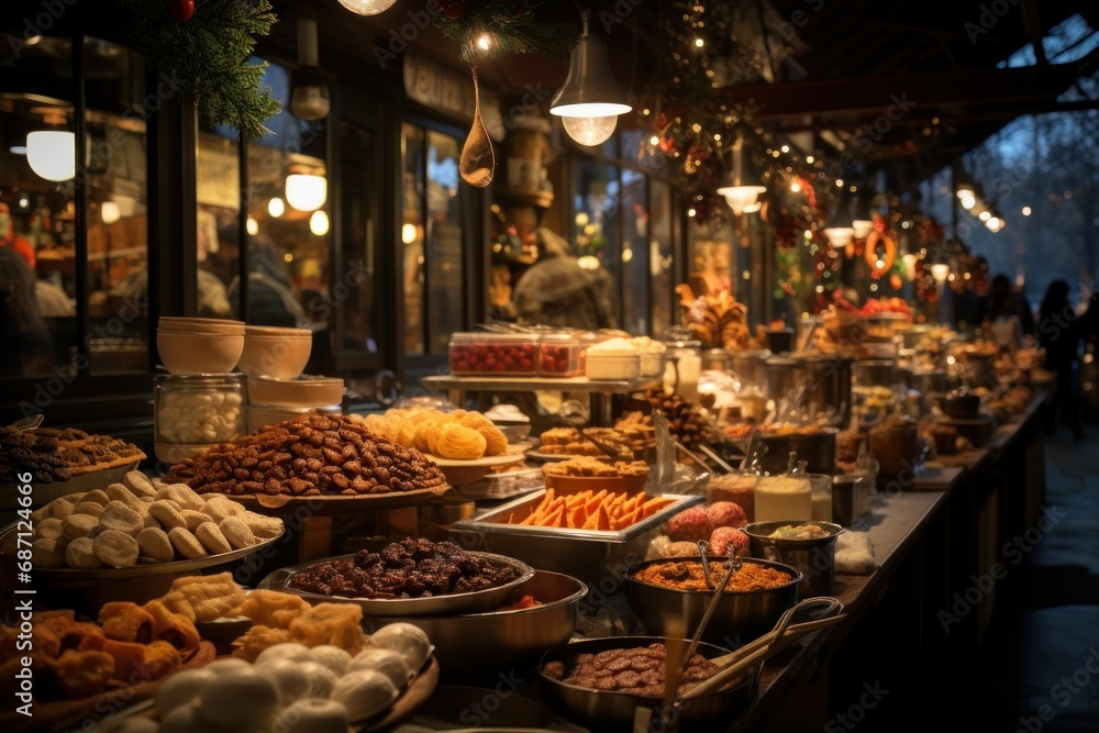 Holiday Market Food - Generative AI