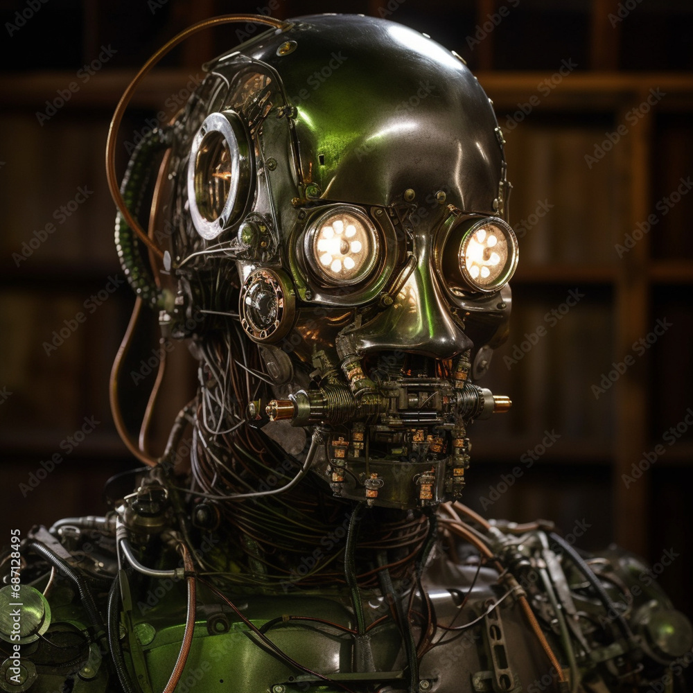Obraz premium スチームパンク・ロボット