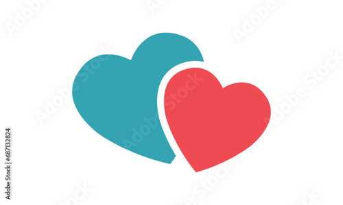 Heart dating logo