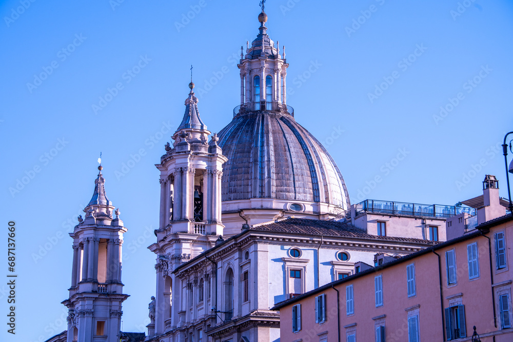Church of Santa Agnese in Agone, Piazza Navona, Rome	
