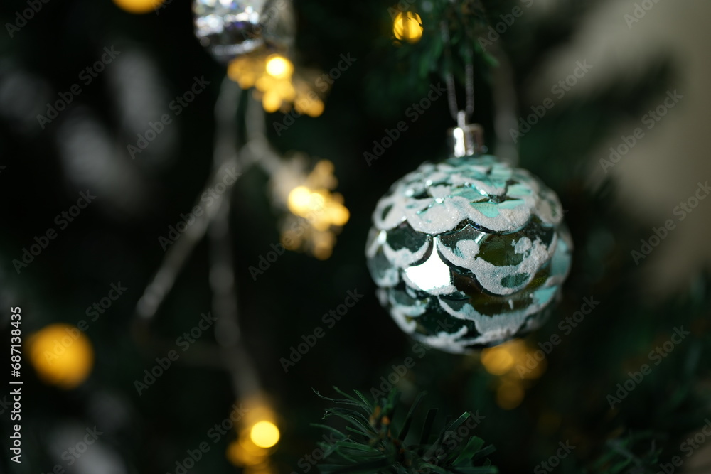 Merry Christmas 2024 concept Christmas balls are used to decorate the Christmas tree at family parties. Merry Christmas 2024 concept Christmas balls are used to decorate the Christmas tree at family parties.