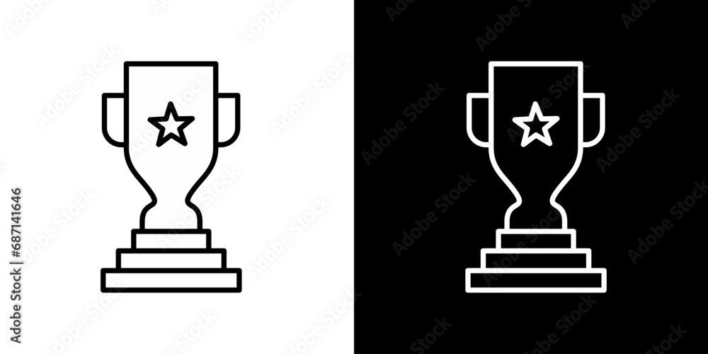 Cup icon. Winner. Medal logo. Champion. Competition. Black icon. Cup icon. Winner. Medal logo. Champion. Competition. Black icon.