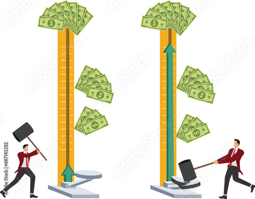 Businessman Growing Money