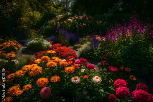 flowers in the garden © Muhammad