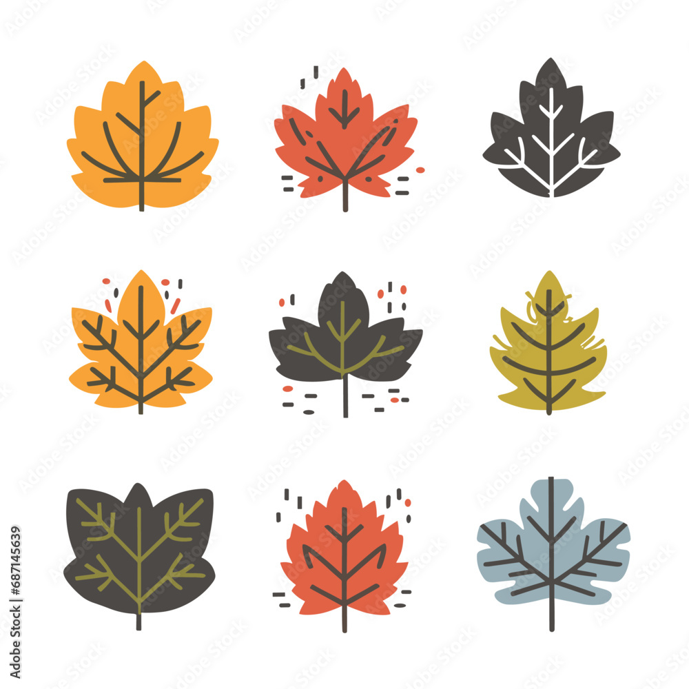 autumn leaves collection autumn leaves collection