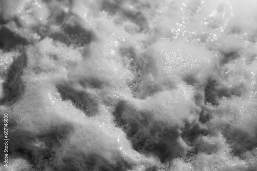 black and white photo, background, yeast dough for dough, infusion, fermentation process