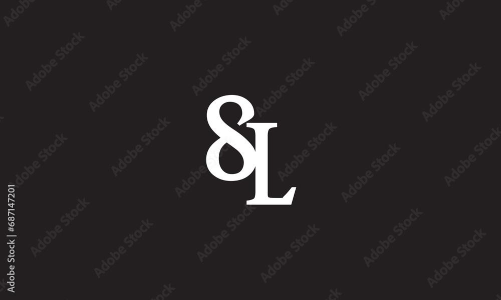 SL, LS, S, L Abstract Letters Logo Monogram SL, LS, S, L Abstract Letters Logo Monogram
