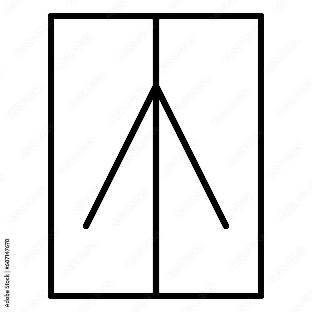 painting frame line icon painting frame line icon