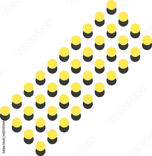 Abstract Memphis Geometric Element