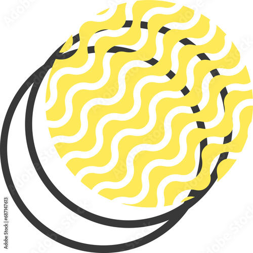 Abstract Memphis Geometric Element