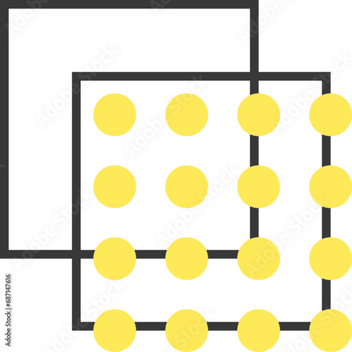 Abstract Memphis Geometric Element