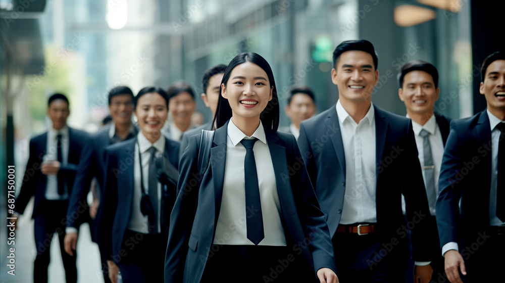 team of asian businessmen in office. legal AI team of asian businessmen in office. legal AI