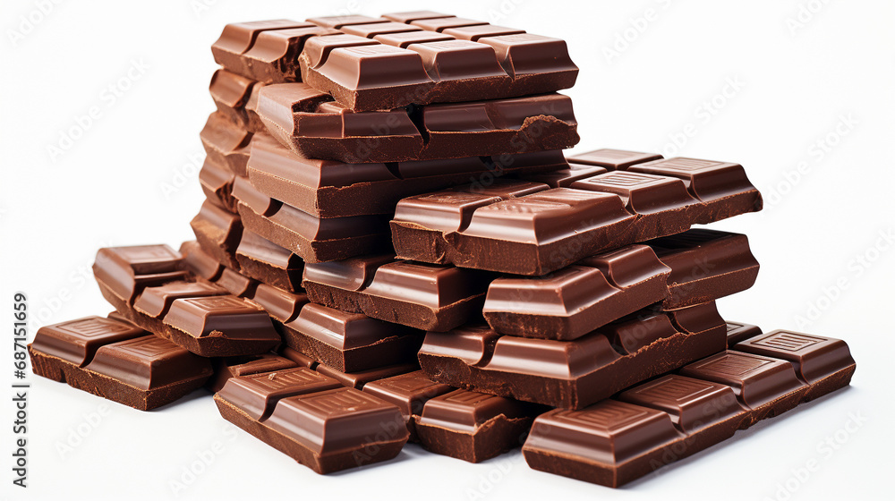pieces of chocolate HD 8K wallpaper Stock Photographic Image pieces of chocolate HD 8K wallpaper Stock Photographic Image