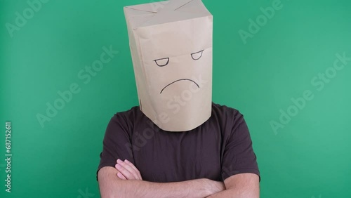 anonymously sad man photo