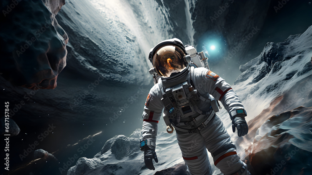 Fototapeta premium Space Exploration Mission