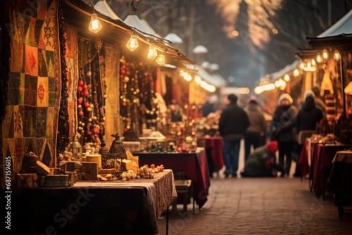 Christmas Market Vendors - Generative AI